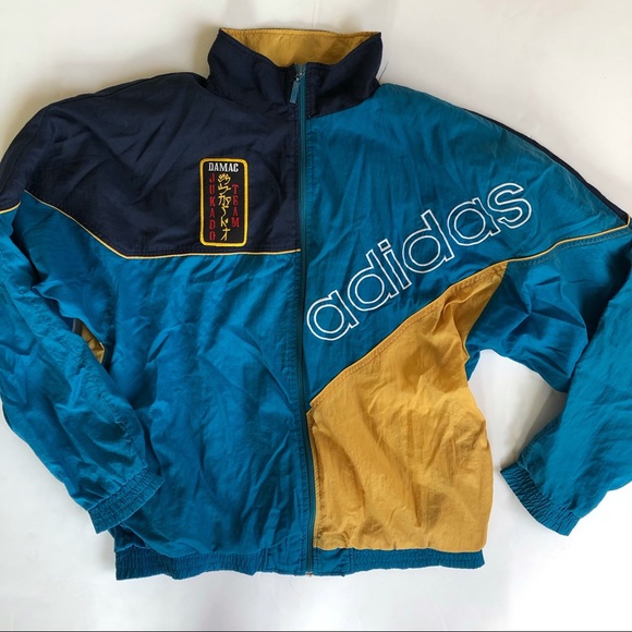 adidas Other - Vintage Adidas Spell Out Logo Windbreaker